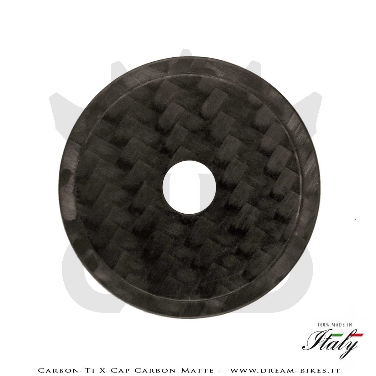 Carbon-Ti X-Cap Carbon Matte Tappo Sterzo Ultraleggero