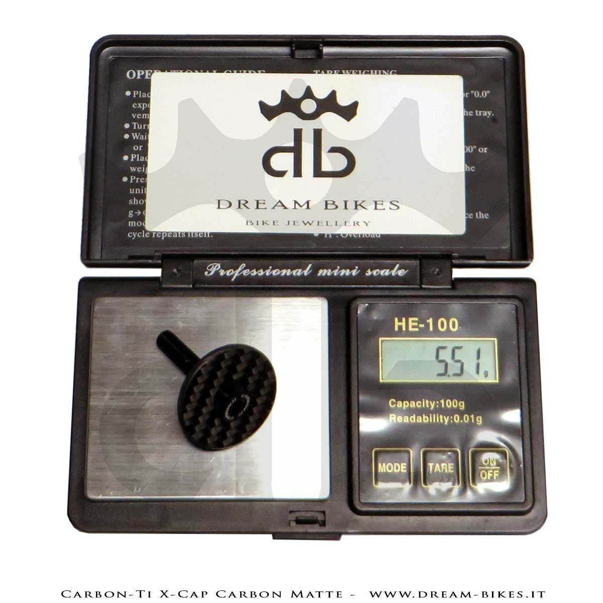 Carbon-Ti X-Cap Carbon Matte Ultralight Headset Cap