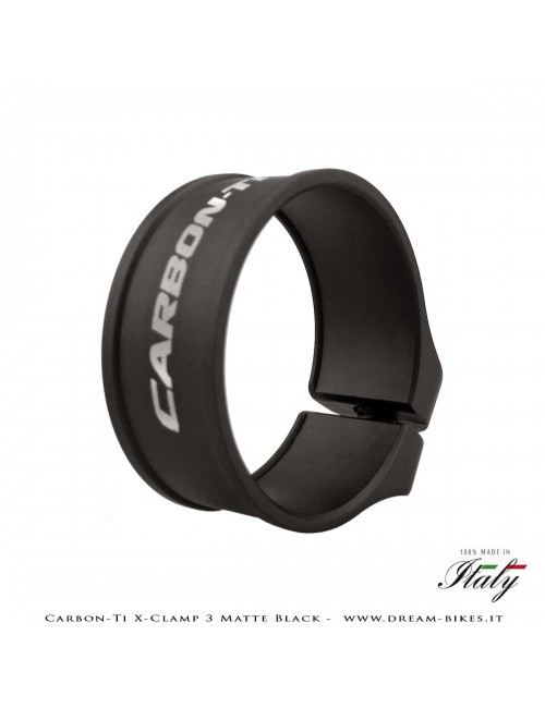 Carbon-Ti X-Clamp 3 Collarino Reggisella Ultraleggero Nero Opaco