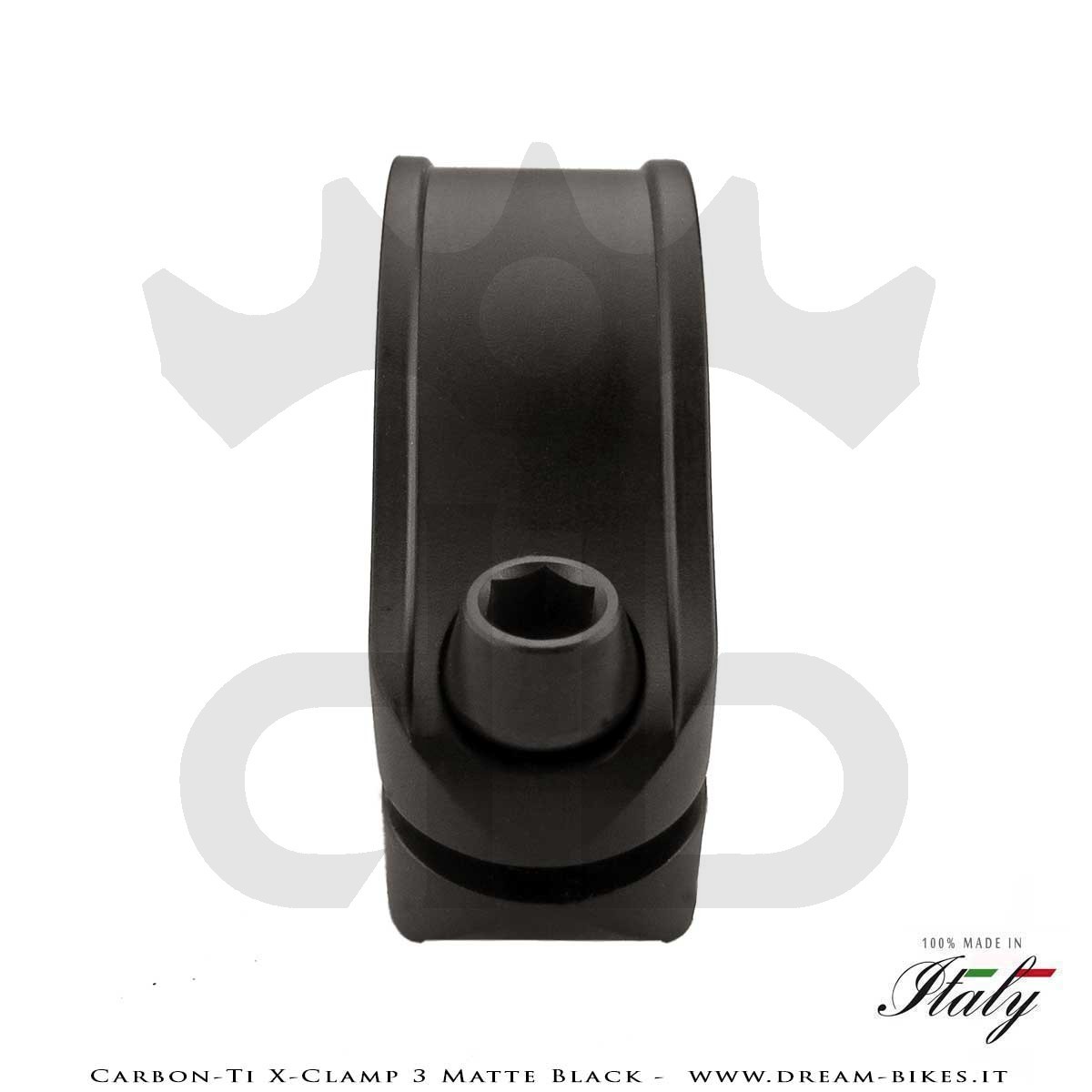 Carbon-Ti X-Clamp 3 Collarino Reggisella Ultraleggero Nero Opaco