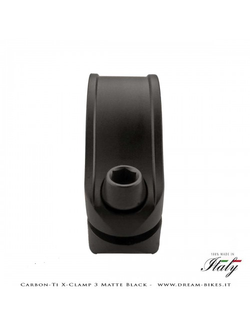 Carbon-Ti X-Clamp 3 Collarino Reggisella Ultraleggero Nero Opaco