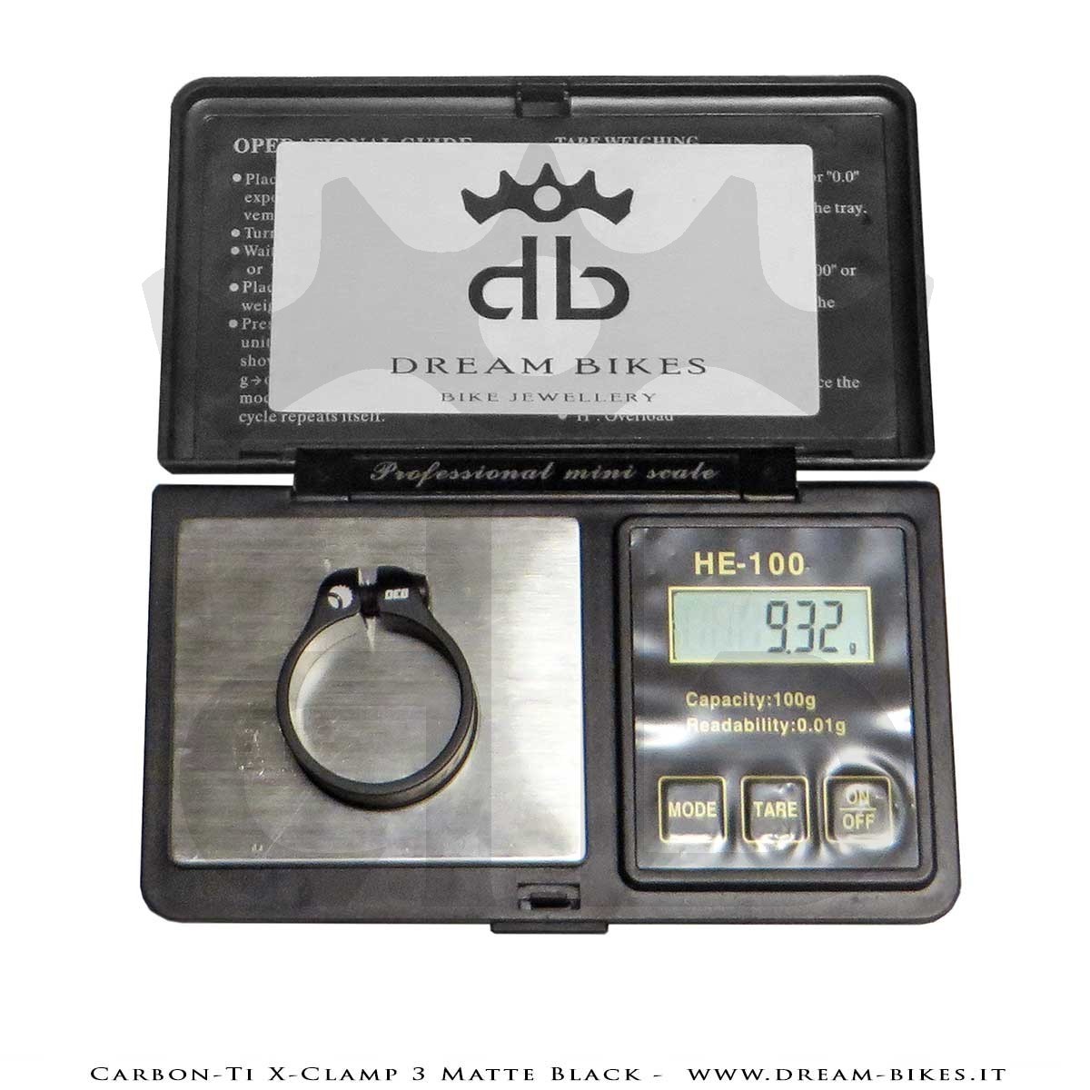 Carbon-Ti X-Clamp 3 Collarino Reggisella Ultraleggero Nero Opaco