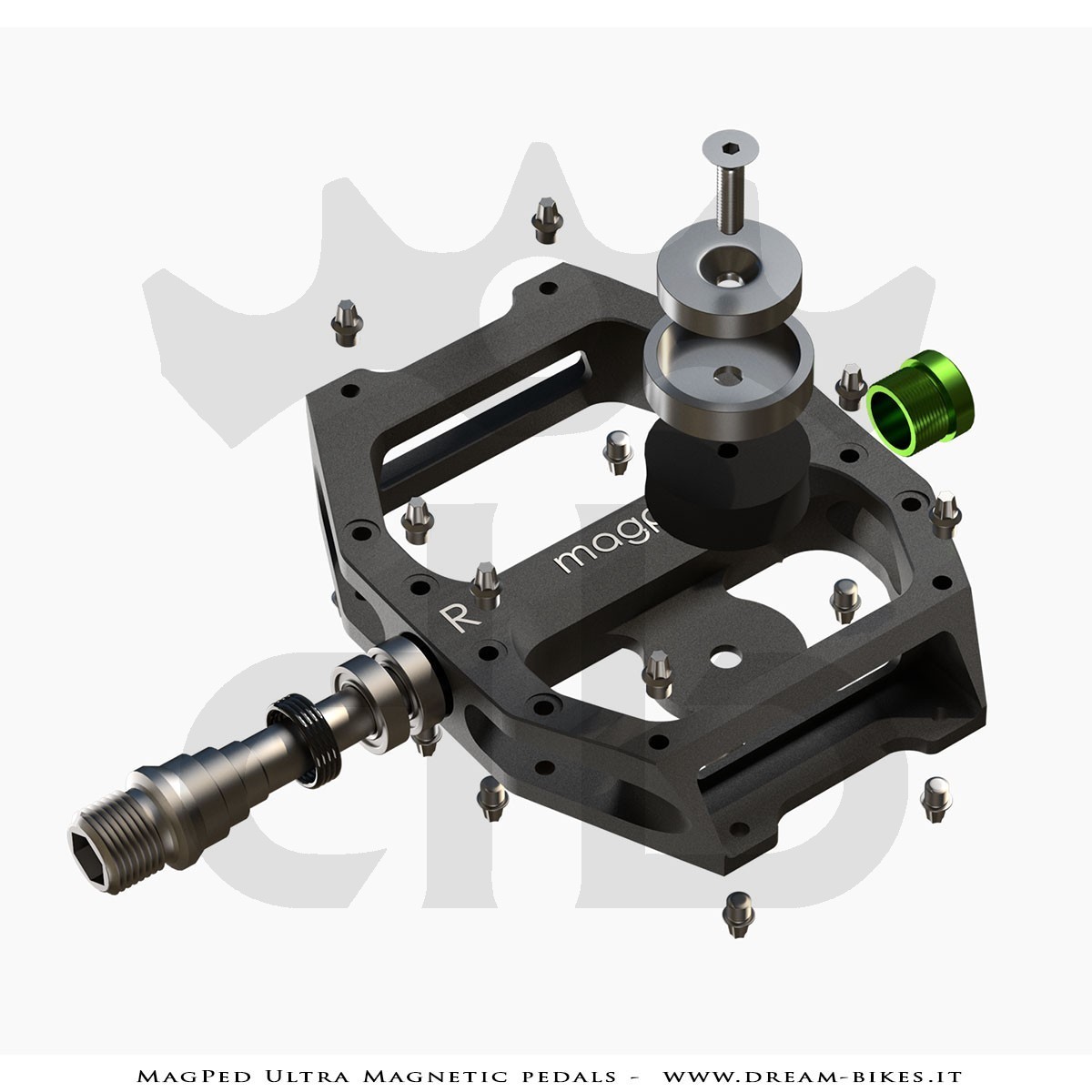 Magped Ultra Pedali Magnetici Titanio