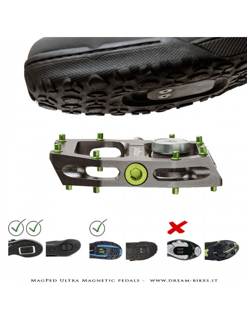 Magped Ultra Pedali Magnetici Titanio