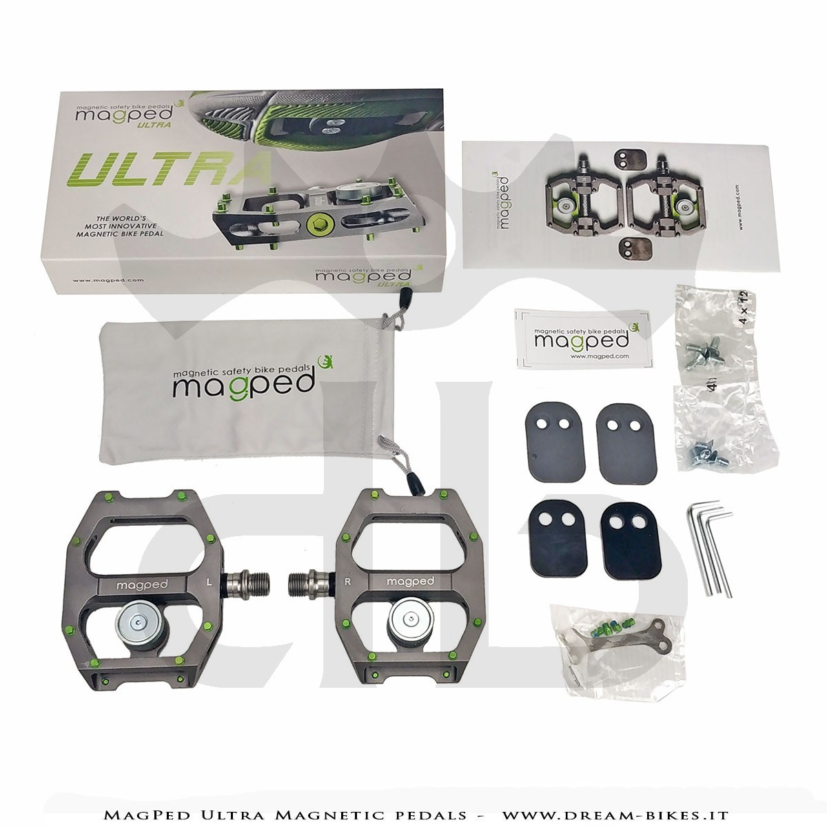 Magped Ultra Pedali Magnetici Titanio