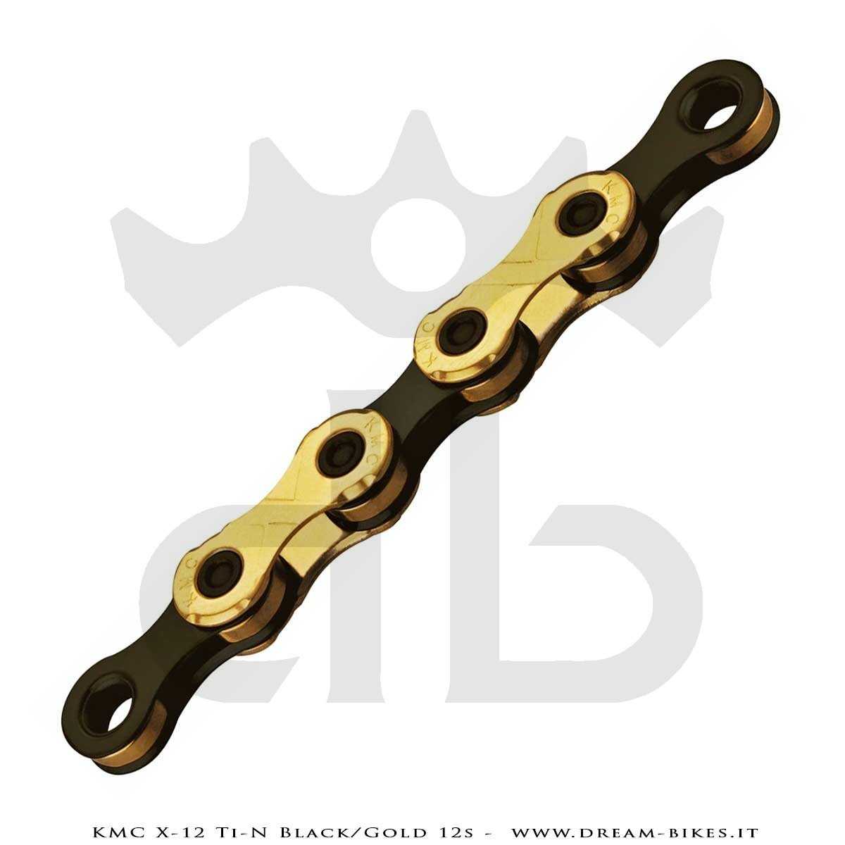 KMC X-12 Ti-N Gold/Black Catena 12v 268 Gr.
