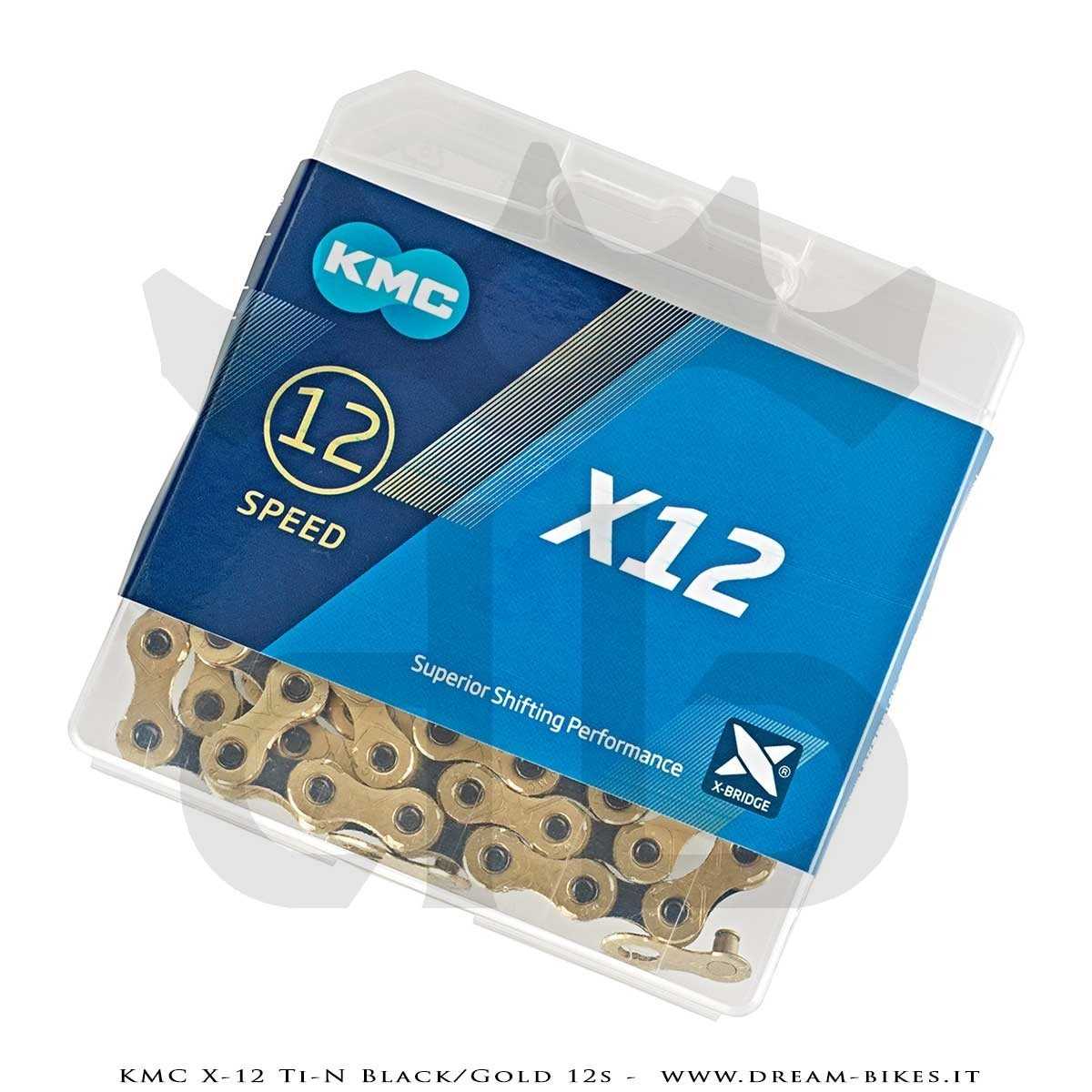 KMC X-12 Ti-N Gold/Black Catena 12v 268 Gr.