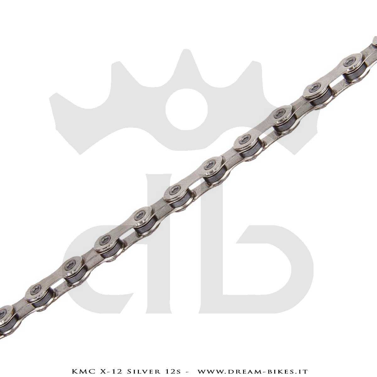 KMC X-12 Silver 12s Chain 268 Gr.