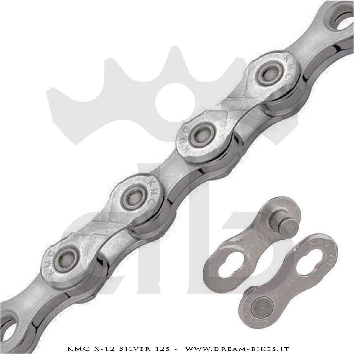 KMC X-12 Silver Catena 12v 268 Gr.
