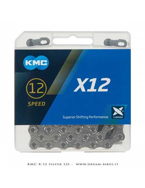 KMC X-12 Silver 12s Chain 268 Gr.