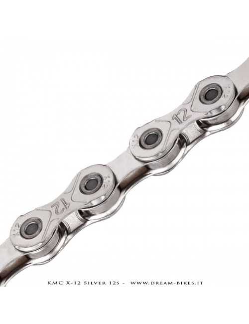 KMC X-12 Silver 12s Chain 268 Gr.