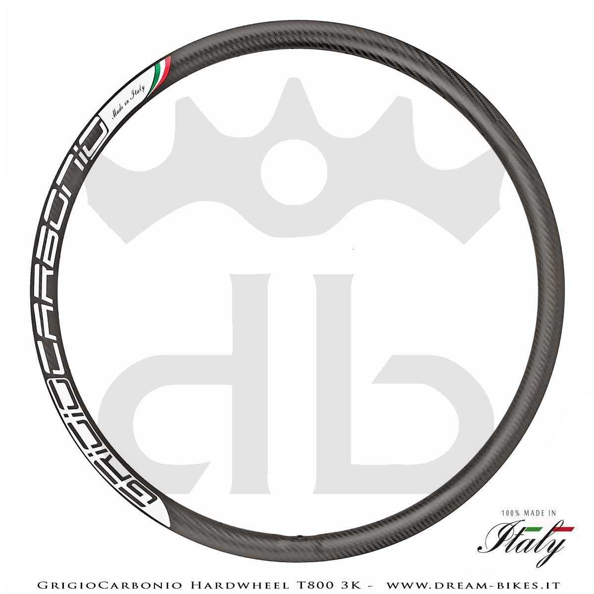 GrigioCarbonio HardWheel AS25 T800 3K Carbon 29" Clincher Rim 315 gr.