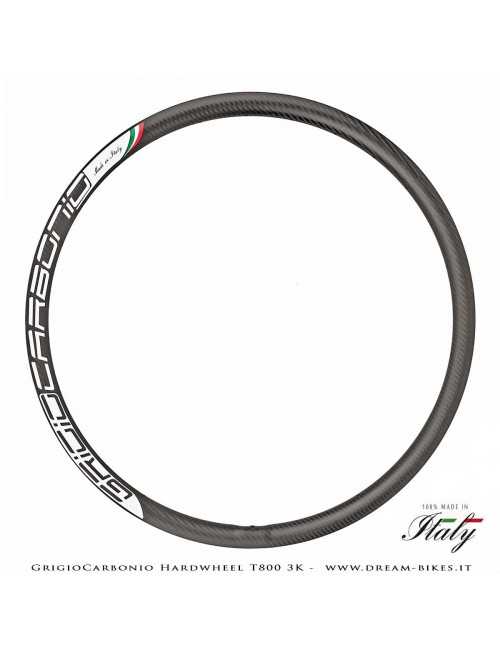 GrigioCarbonio HardWheel AS25 T800 3K Carbon 29" Clincher Rim 315 gr.