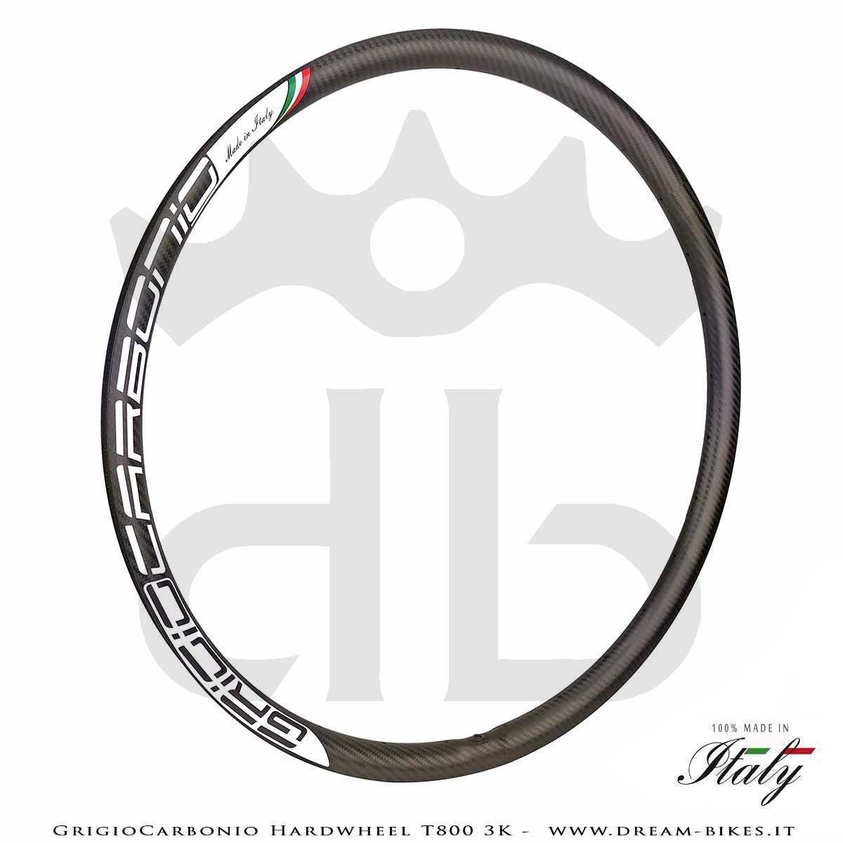 GrigioCarbonio HardWheel AS25 T800 3K Carbon 29" Clincher Rim 315 gr.