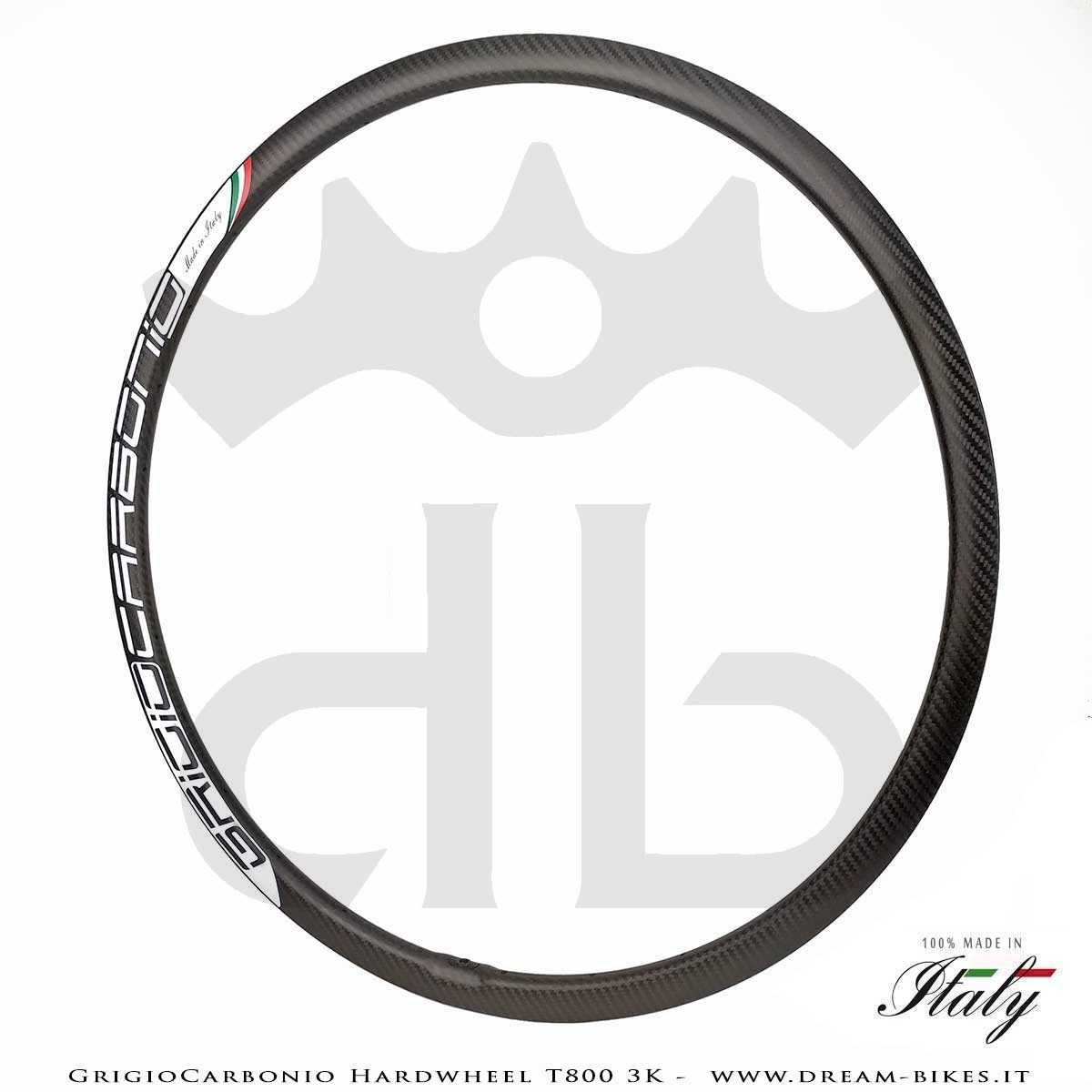 GrigioCarbonio HardWheel AS25 T800 3K Carbon 29" Clincher Rim 315 gr.