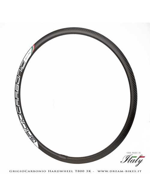 GrigioCarbonio HardWheel AS25 T800 3K Carbon 29" Clincher Rim 315 gr.