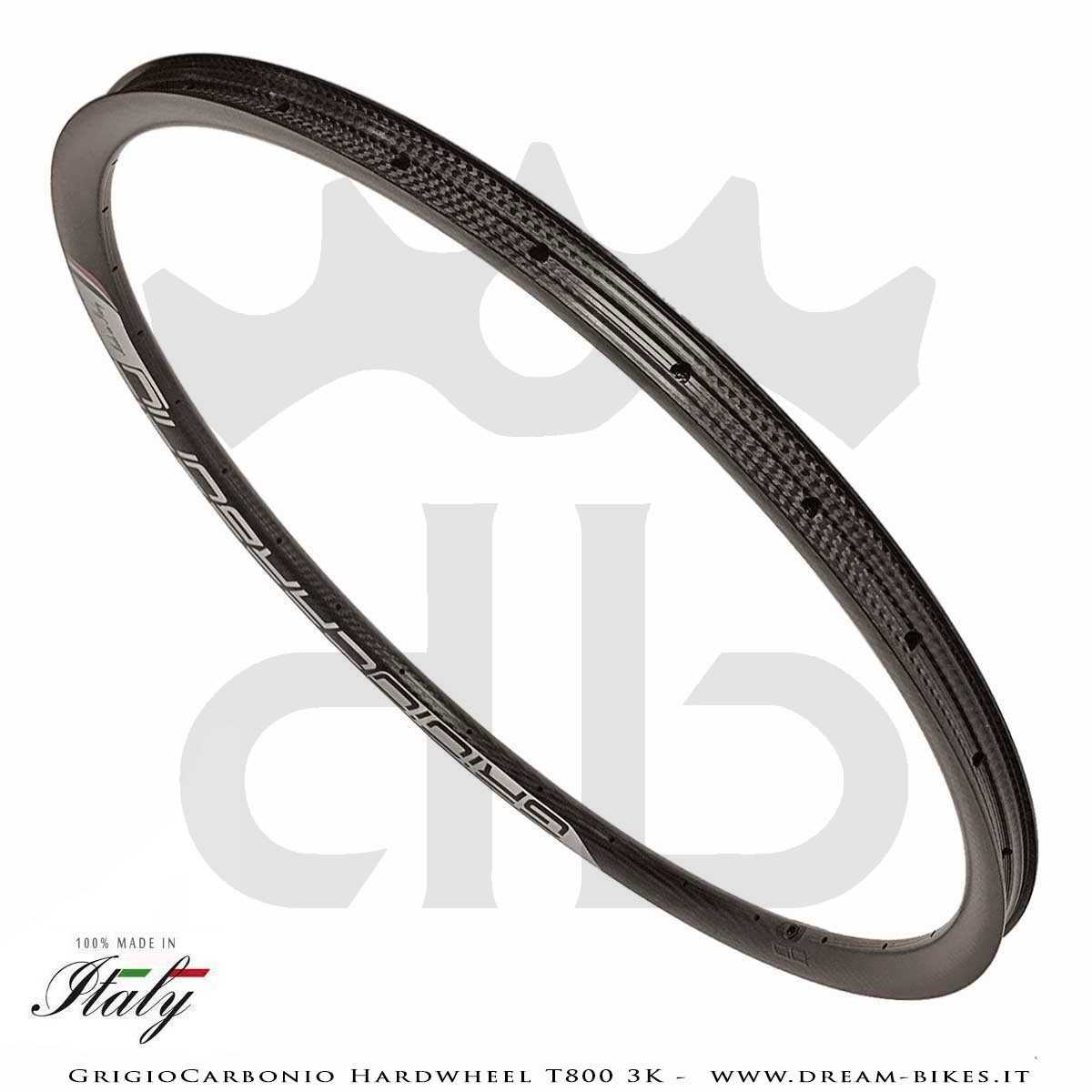 GrigioCarbonio HardWheel AS25 T800 3K Carbon 29" Clincher Rim 315 gr.