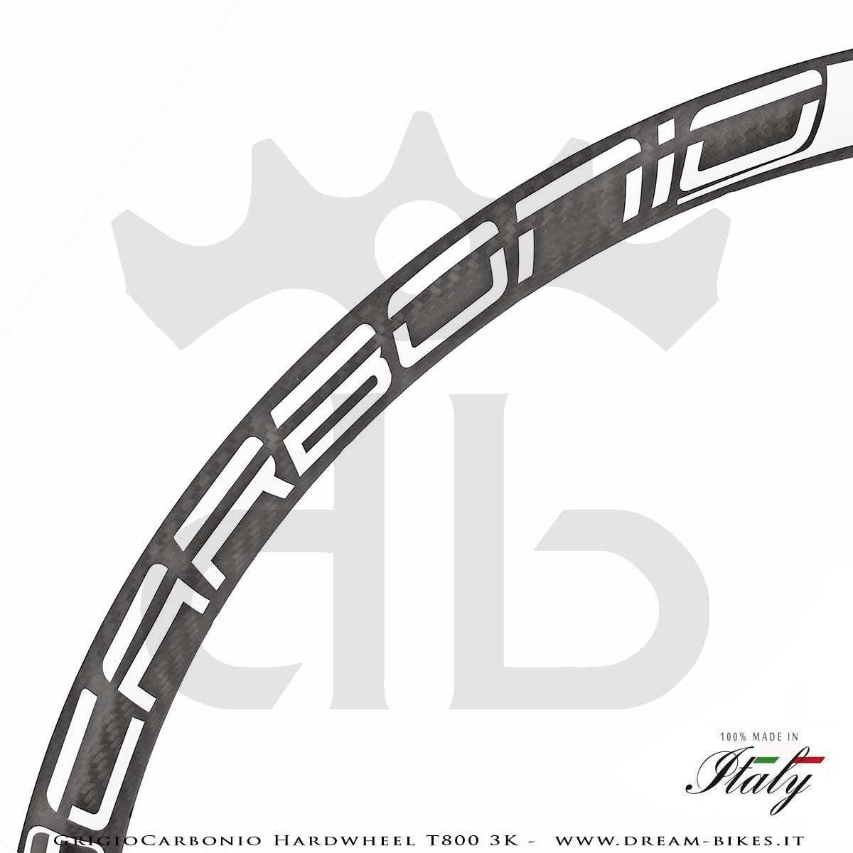 GrigioCarbonio HardWheel AS25 T800 3K Carbon 29" Clincher Rim 315 gr.