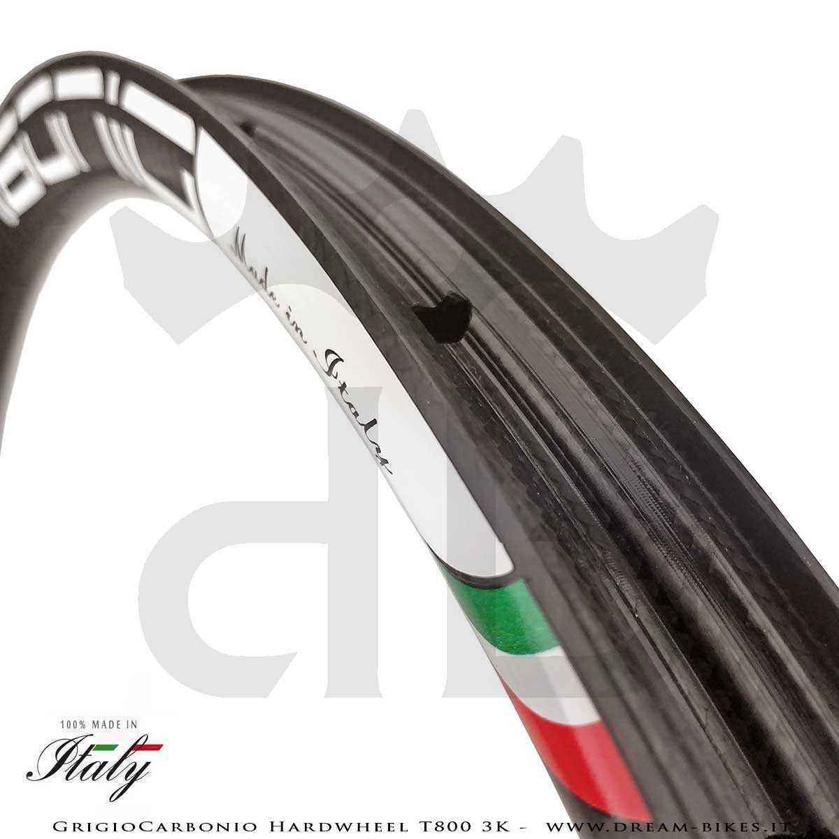 GrigioCarbonio HardWheel AS25 T800 3K Carbon 29" Clincher Rim 315 gr.