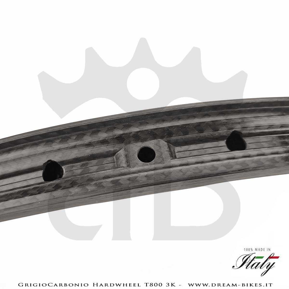 GrigioCarbonio HardWheel AS25 T800 3K Carbon 29" Clincher Rim 315 gr.