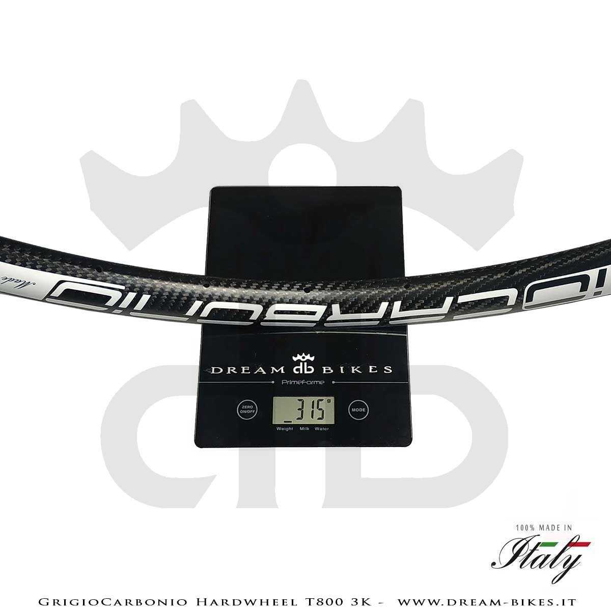 GrigioCarbonio HardWheel AS25 Cerchio Carbon 29" T800 3K 315 gr.