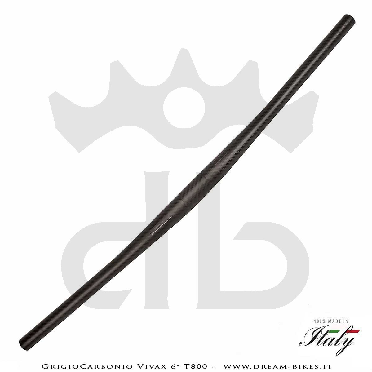 GrigioCarbonio Vivax 6° T800 Ultralight Carbon Handlebar 3K or UD
