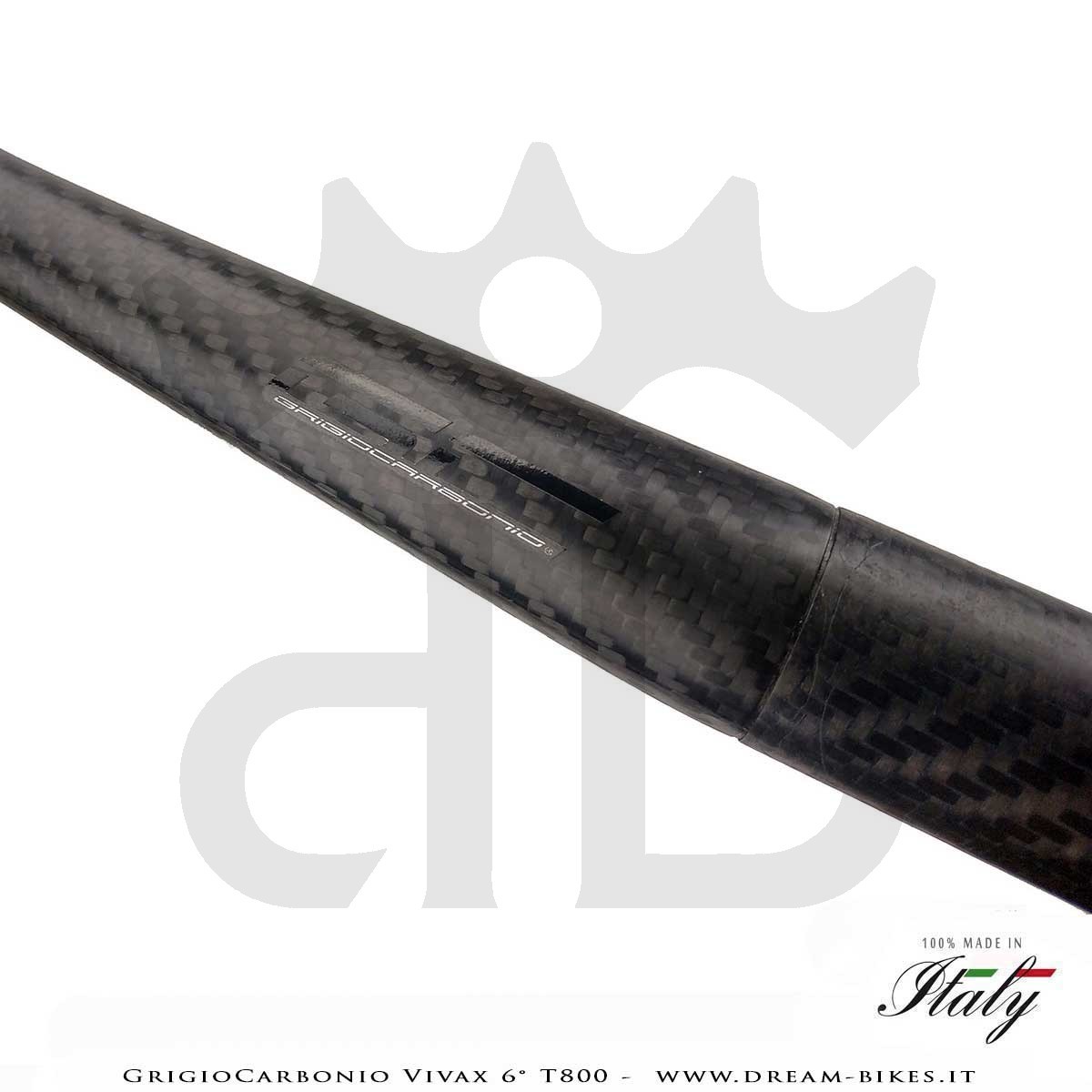 GrigioCarbonio Vivax 6° T800 Ultralight Carbon Handlebar 3K or UD
