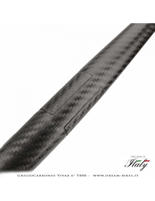 GrigioCarbonio Vivax Flat 6° T800 Curva Manubrio Carbon Ultraleggera 3K o UD
