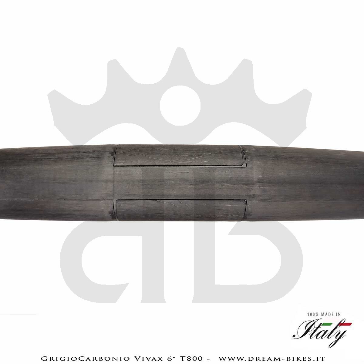 GrigioCarbonio Vivax Flat 6° T800 Curva Manubrio Carbon Ultraleggera 3K o UD