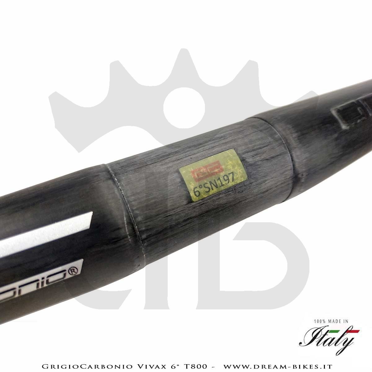 GrigioCarbonio Vivax 6° T800 Ultralight Carbon Handlebar 3K or UD