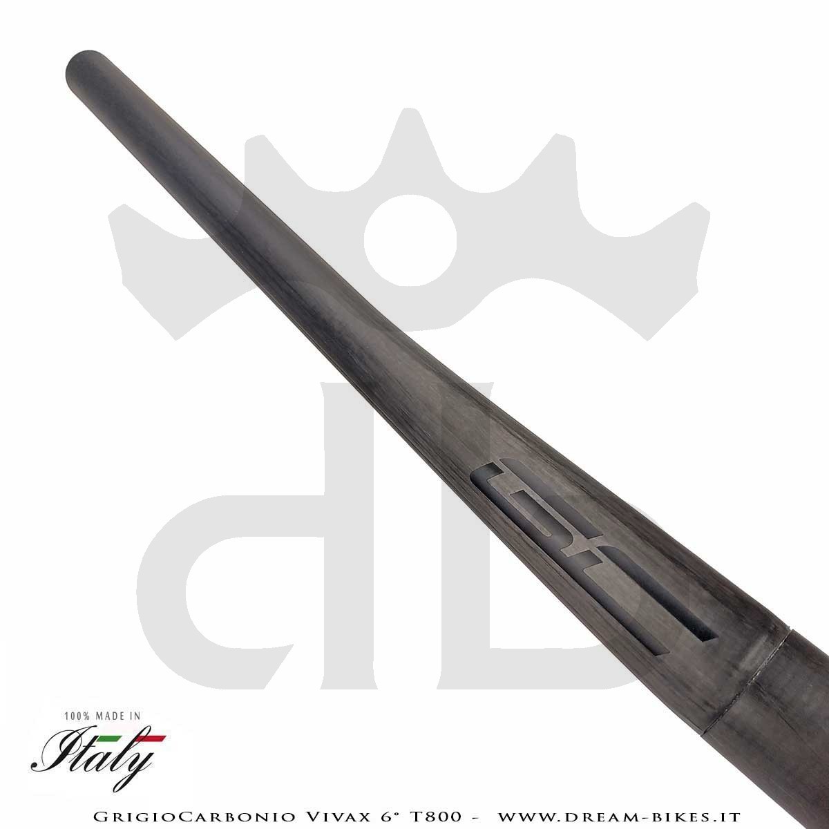 GrigioCarbonio Vivax 6° T800 Ultralight Carbon Handlebar 3K or UD