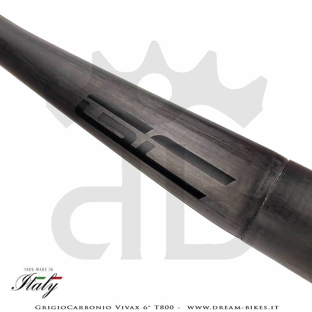 GrigioCarbonio Vivax 6° T800 Ultralight Carbon Handlebar 3K or UD