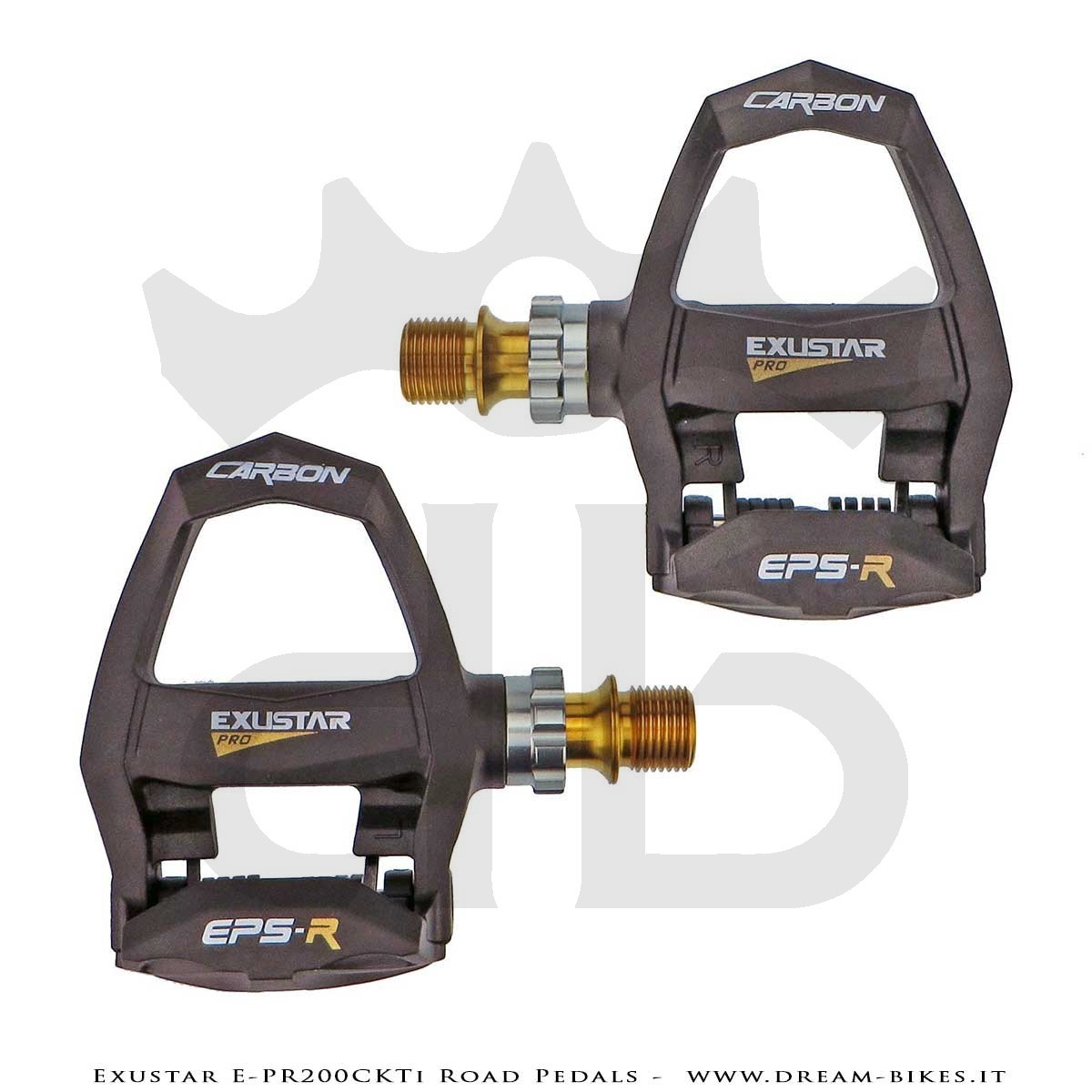 Exustar E-PR200CKTi Ultralight Carbon-Titanium Pedals 186 gr.