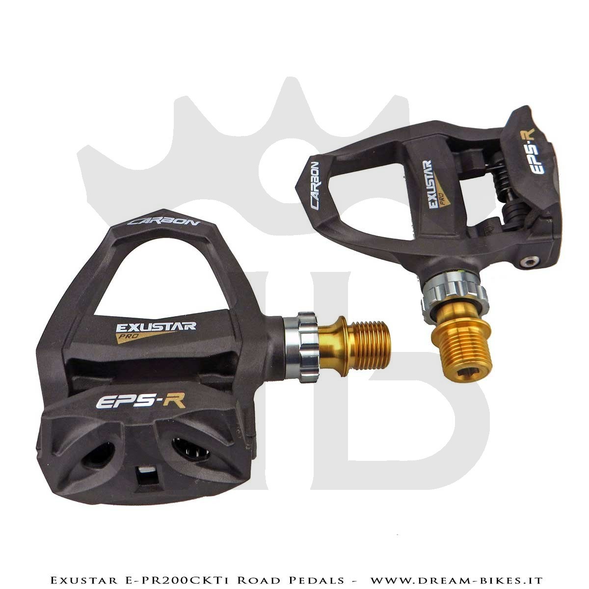 Exustar E-PR200CKTi Ultralight Carbon-Titanium Pedals 186 gr.
