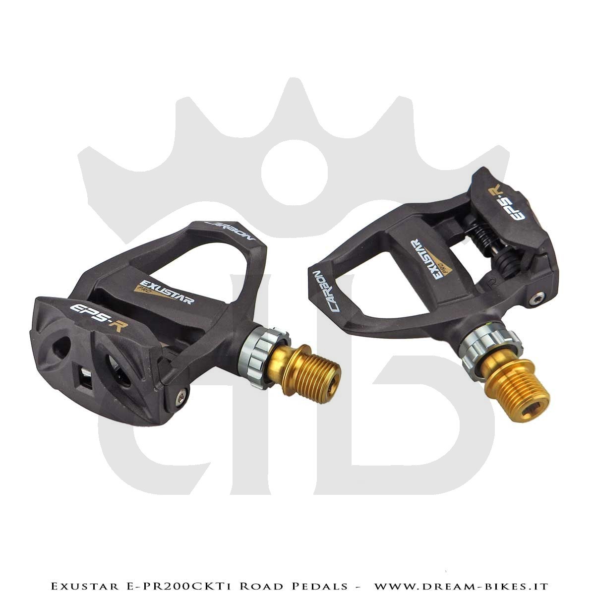 Exustar E-PR200CKTi Ultralight Carbon-Titanium Pedals 186 gr.