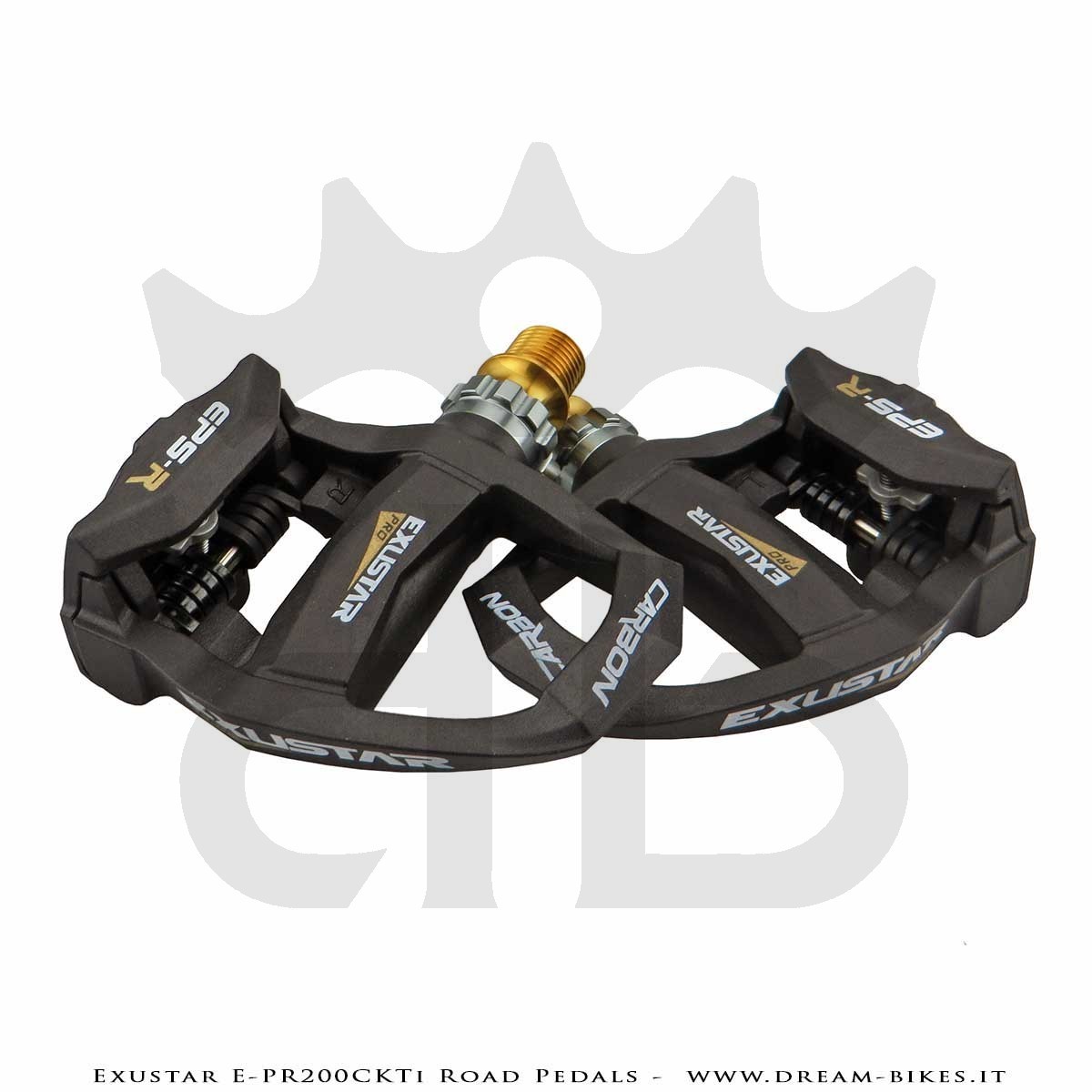 Exustar E-PR200CKTi Ultralight Carbon-Titanium Pedals 186 gr.