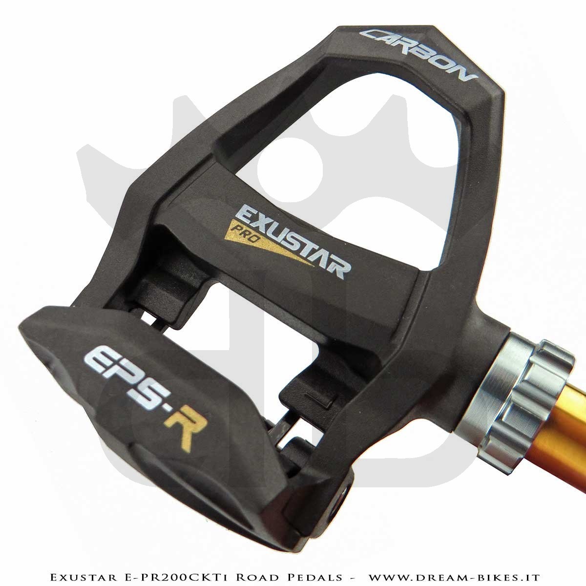 Exustar E-PR200CKTi Pedali Carbon-Titanio Ultraleggeri 186 gr.