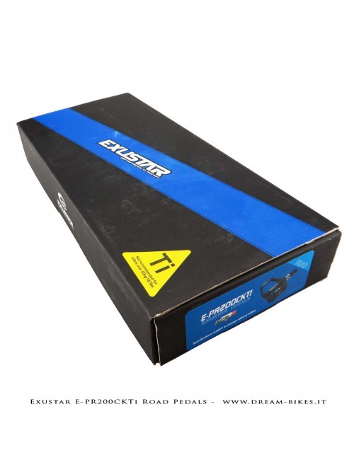 Exustar E-PR200CKTi Pedali Carbon-Titanio Ultraleggeri 186 gr.