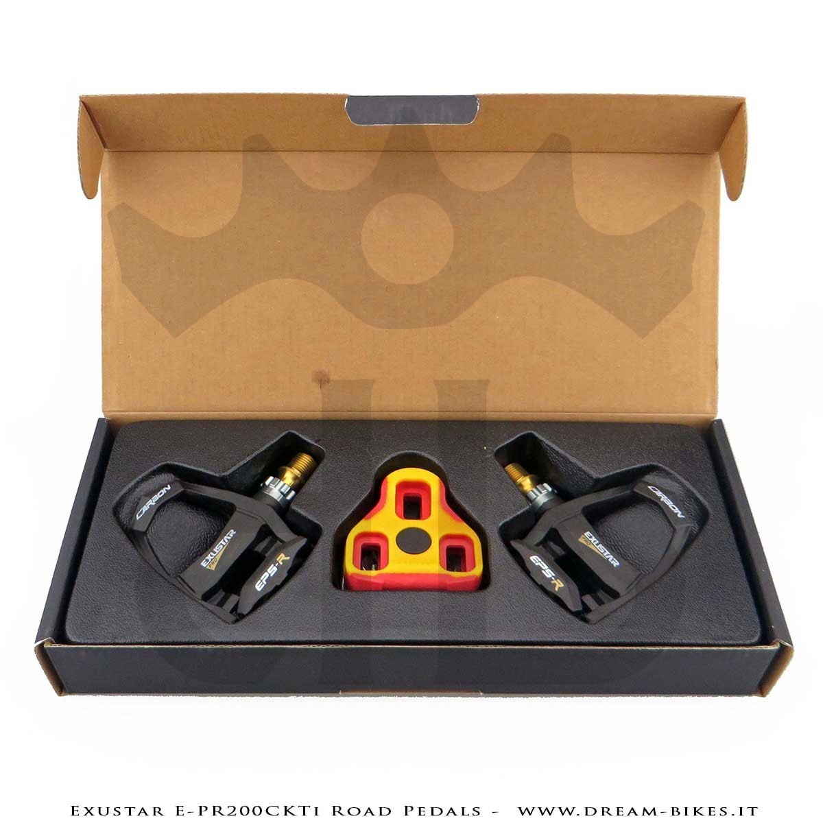 Exustar E-PR200CKTi Ultralight Carbon-Titanium Pedals 186 gr.