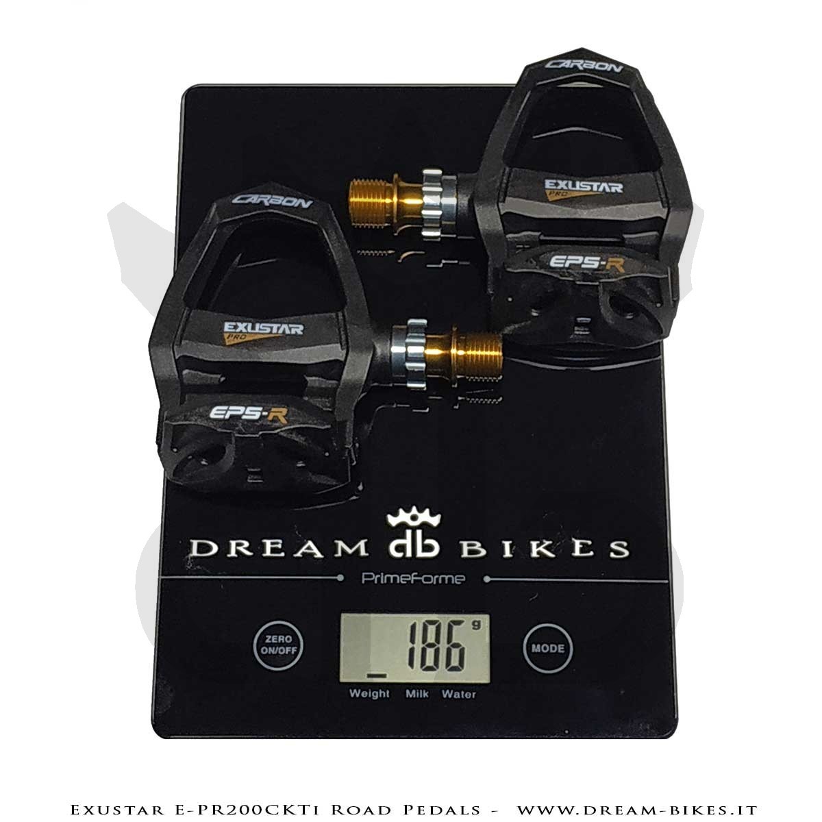 Exustar E-PR200CKTi Ultralight Carbon-Titanium Pedals 186 gr.