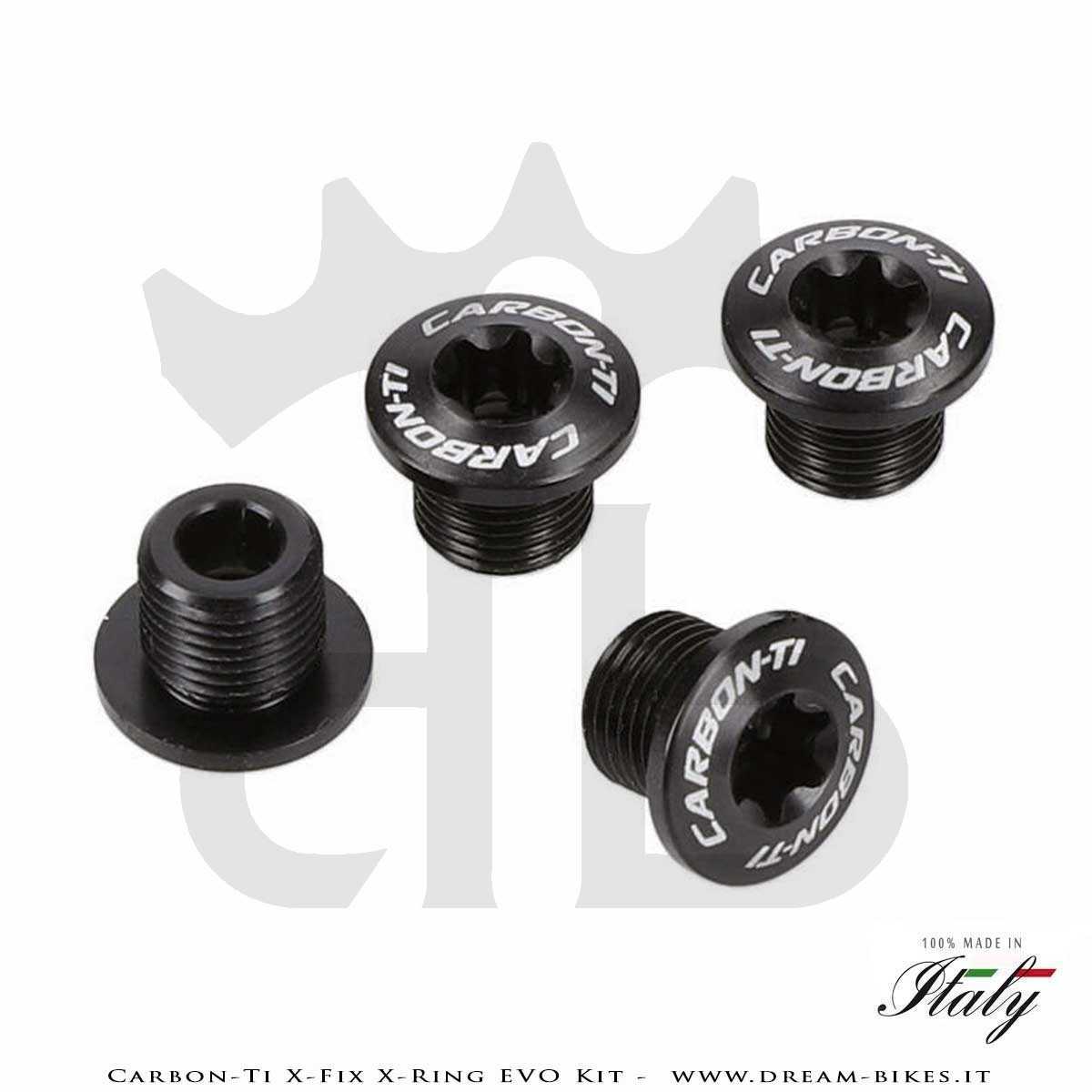 Carbon-Ti X-Fix X-Ring EVO Kit Bussole Corona Ultraleggere