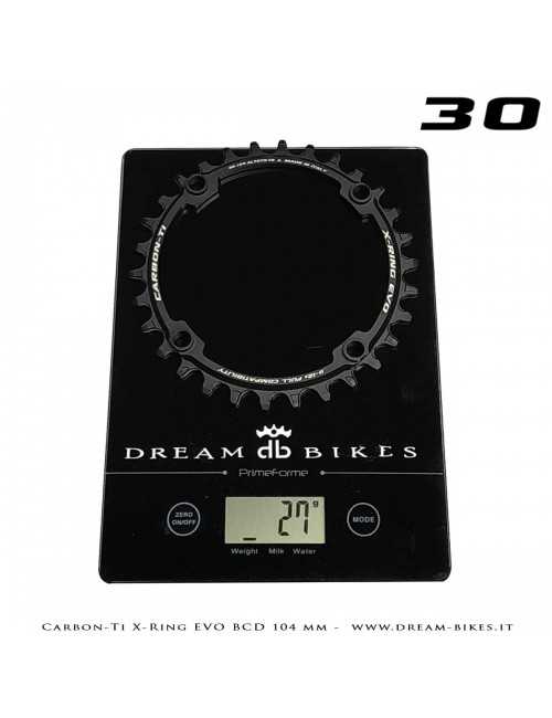 Carbon-Ti X-Ring Evo BCD 104 mm Mono-Corona Ultraleggera In Alluminio