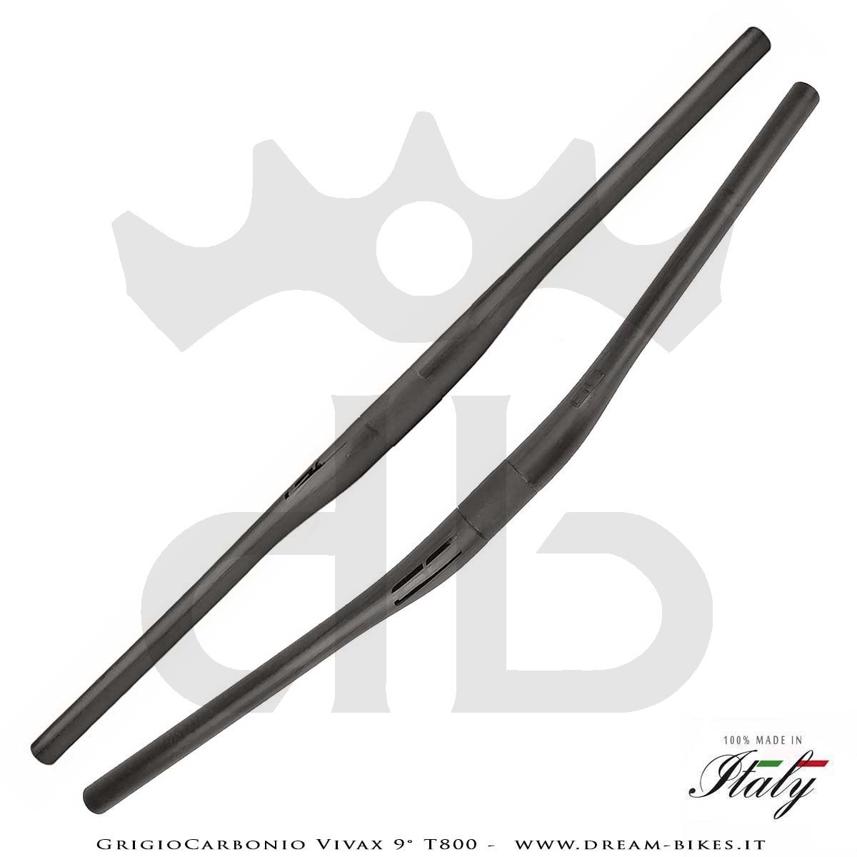 GrigioCarbonio Vivax 9° T800 Ultralight Carbon Handlebar 3K or UD