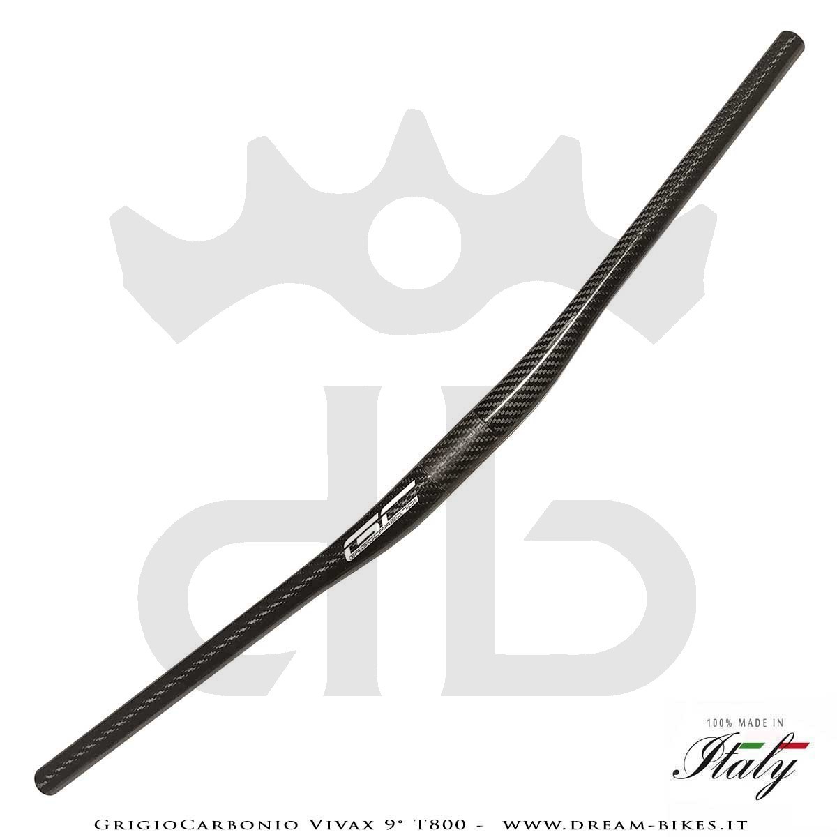 GrigioCarbonio Vivax 9° T800 Ultralight Carbon Handlebar 3K or UD