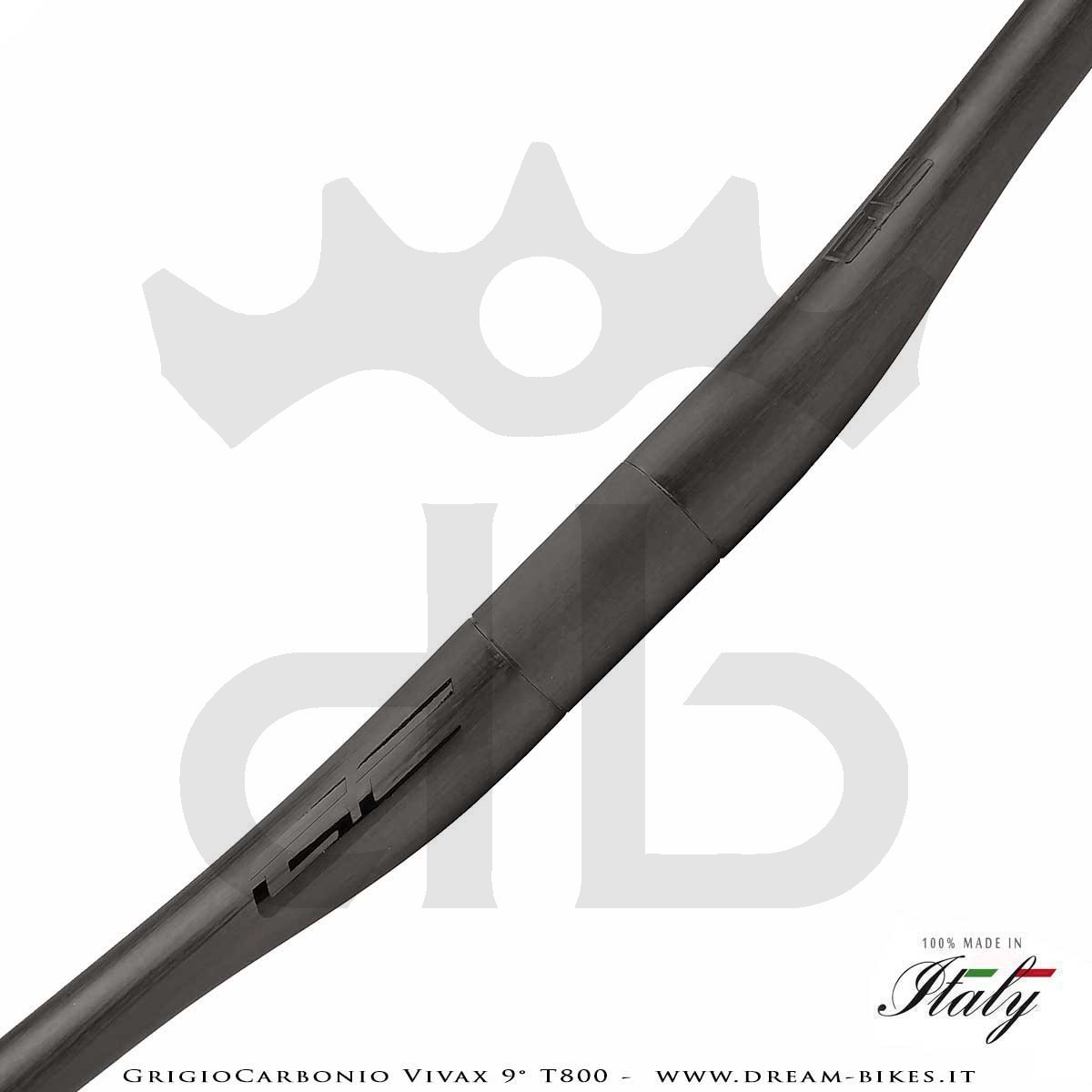 GrigioCarbonio Vivax 9° T800 Ultralight Carbon Handlebar 3K or UD