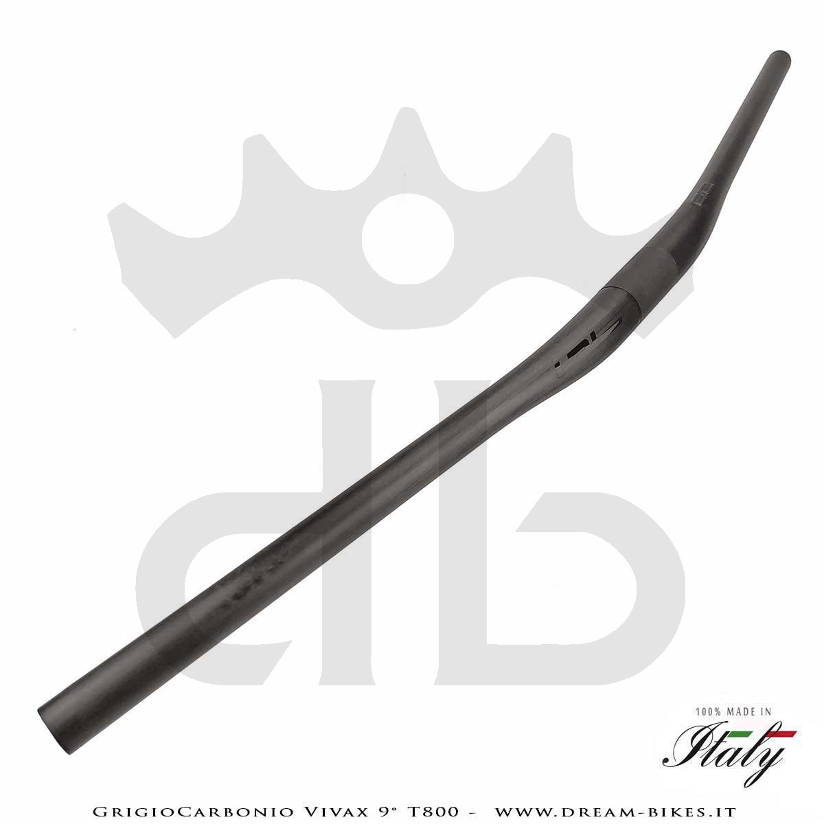 GrigioCarbonio Vivax 9° T800 Ultralight Carbon Handlebar 3K or UD