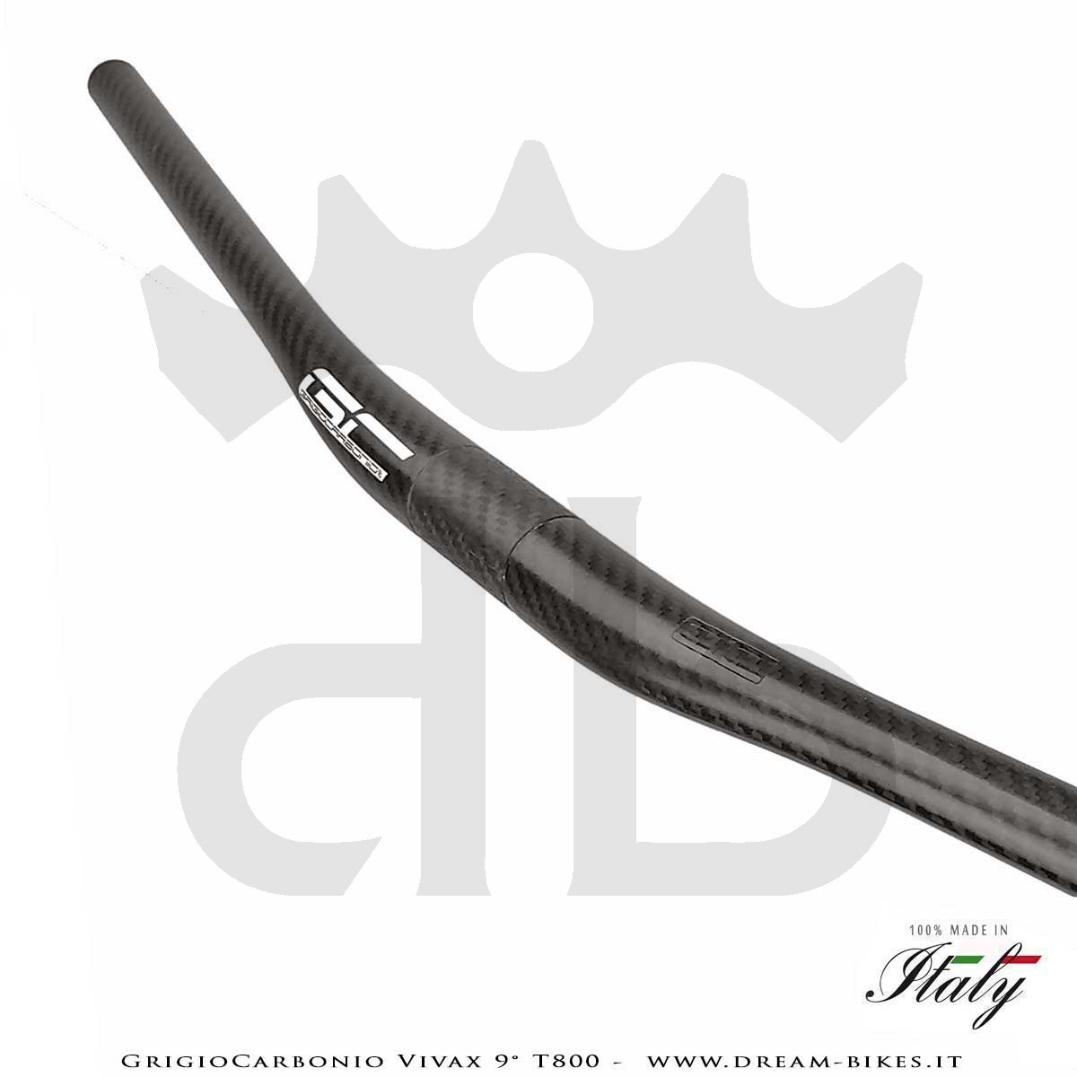 GrigioCarbonio Vivax 9° T800 Ultralight Carbon Handlebar 3K or UD