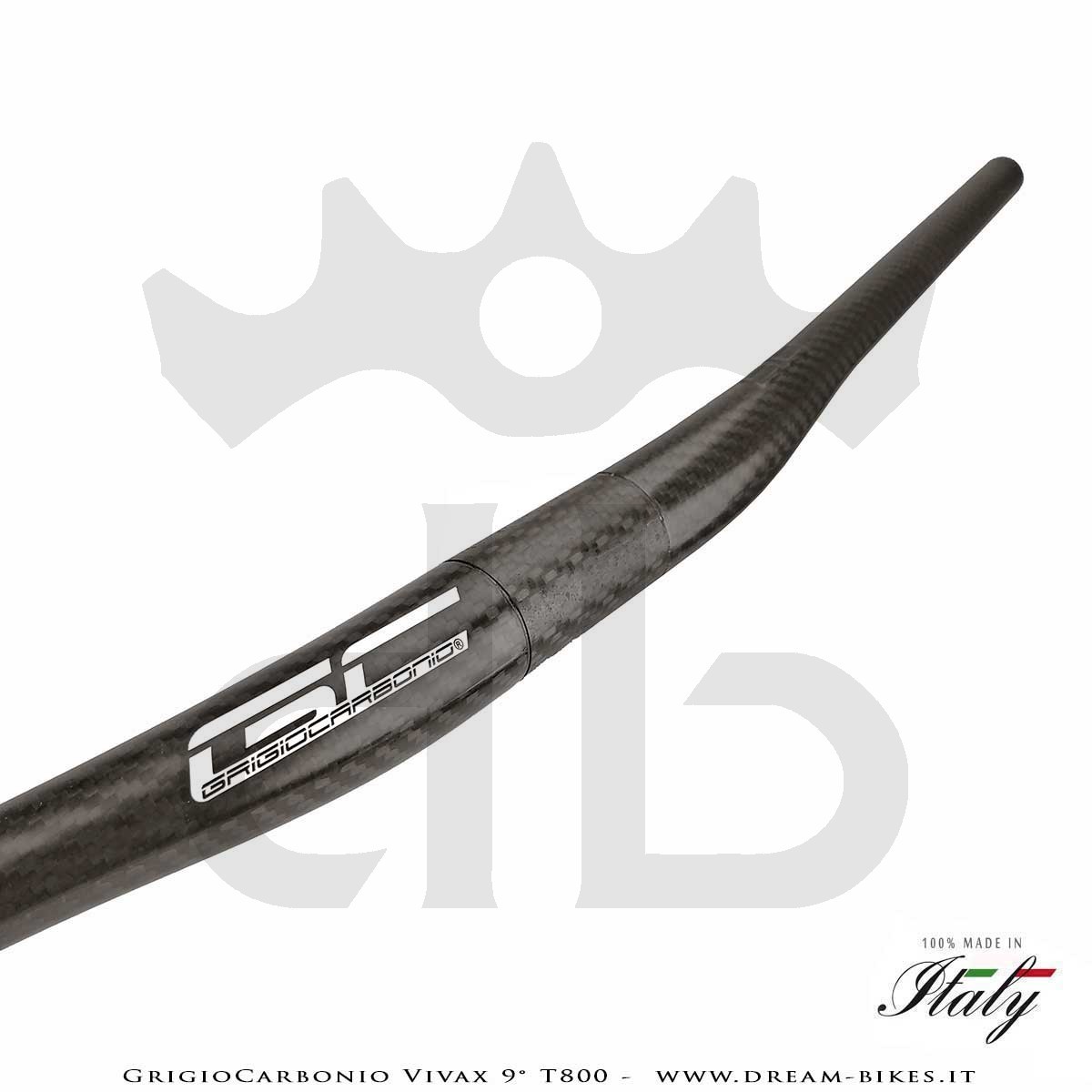 GrigioCarbonio Vivax 9° T800 Ultralight Carbon Handlebar 3K or UD