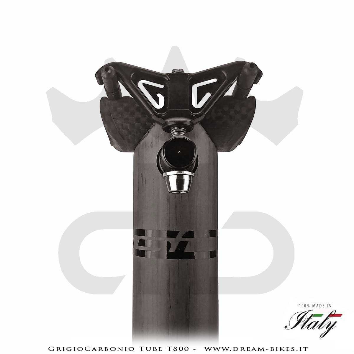 GrigioCarbonio Tube T800 Ultralight Carbon Seatpost 3K or UD