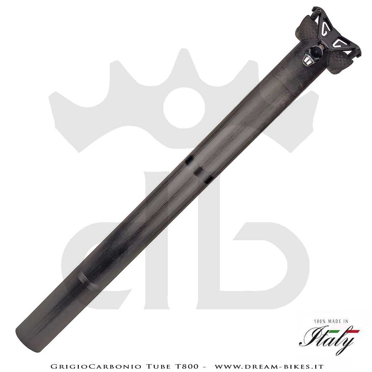 GrigioCarbonio Tube T800 Ultralight Carbon Seatpost 3K or UD